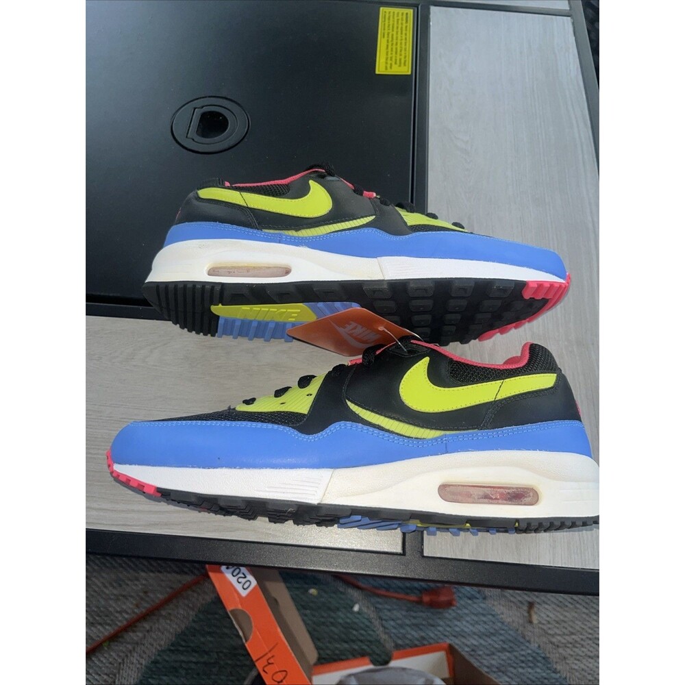 Air Max Light 9.5 315627-031  Black/bright Cactus -Dk Crystal Blue Wh